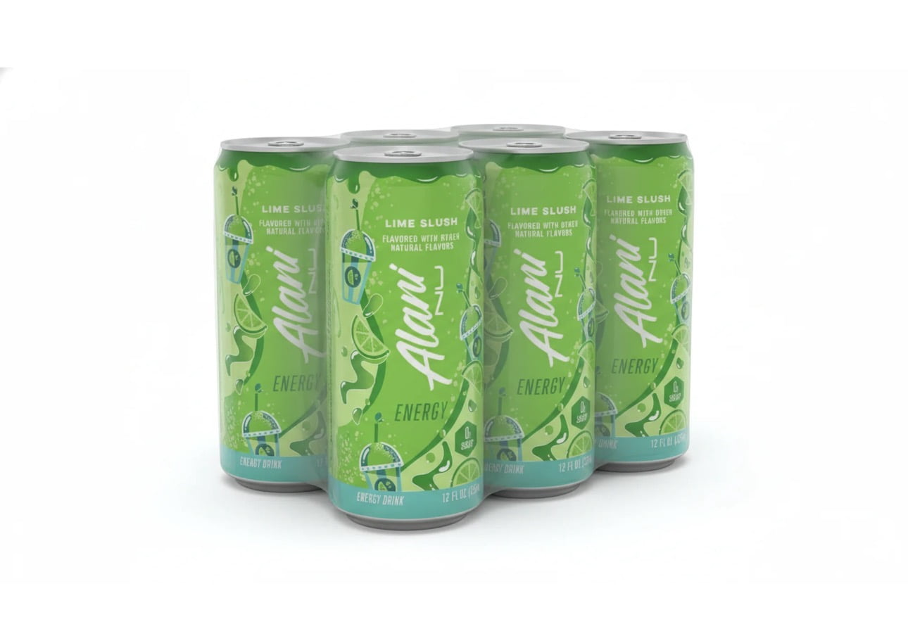 Alani Lime Slush Energy Drink 6 Pack 12 Fl Oz
