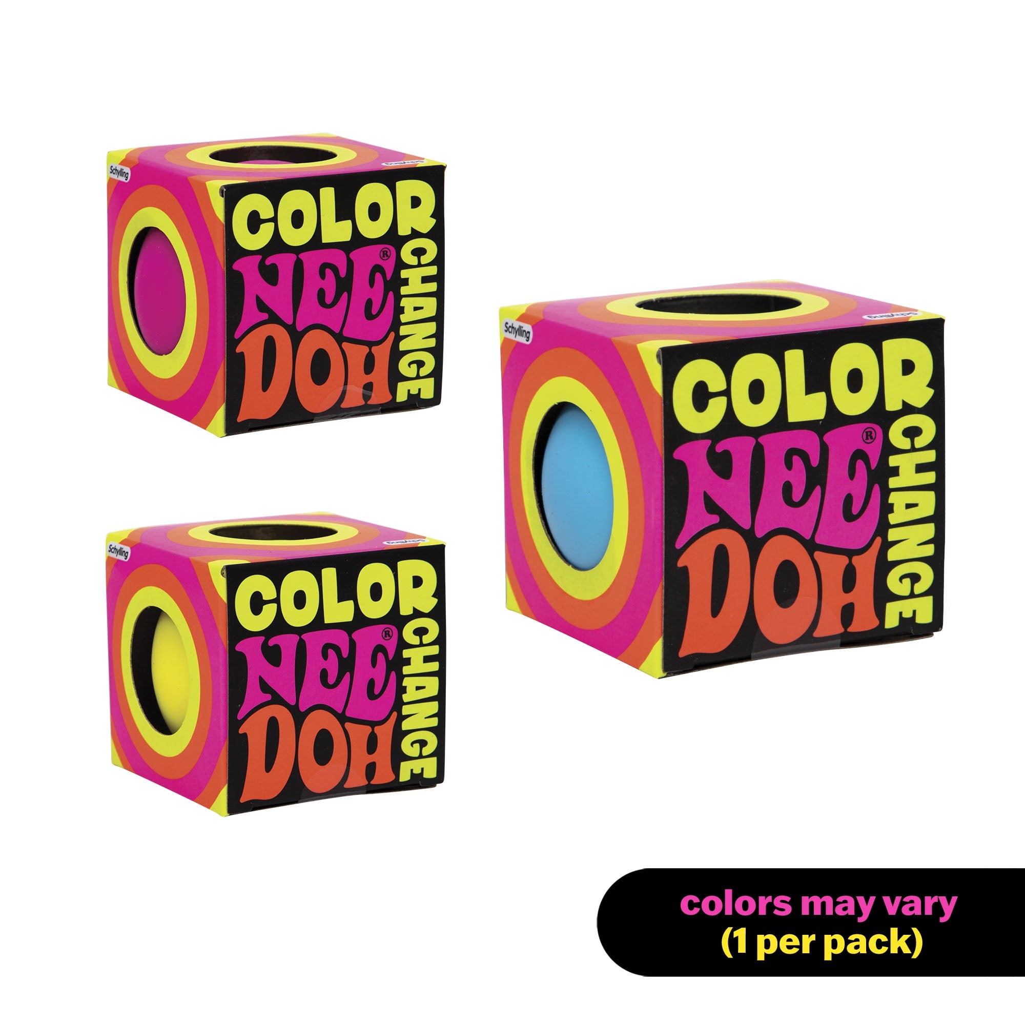 NeeDoh Color Change, Novelty Fidget Toy, (1 Piece, Color May Vary), Children Ages 3+