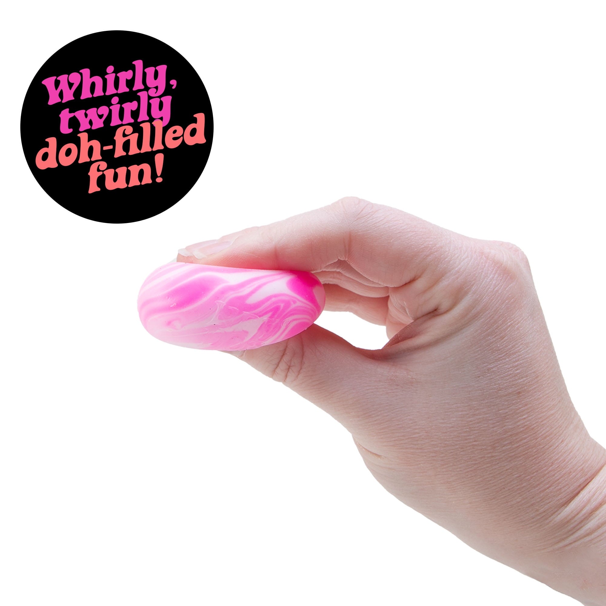 NeeDoh Teenie Swirl, Satisfying Sensory Toy, (4 Pack Colors May Vary), Children Ages 3+