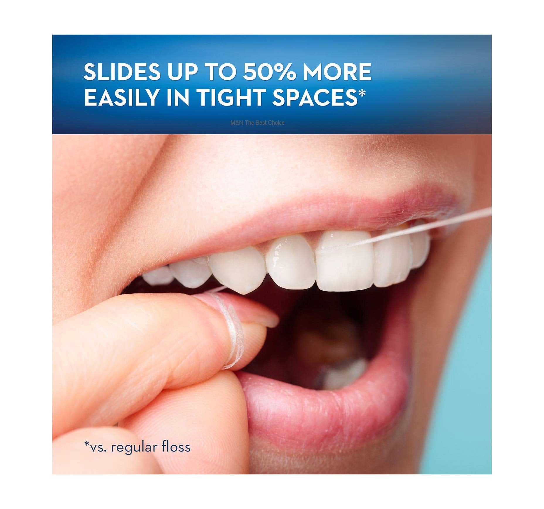 (Pack of 6) Oral-B Glide Mint Comfort Plus Floss 43.7 Yd