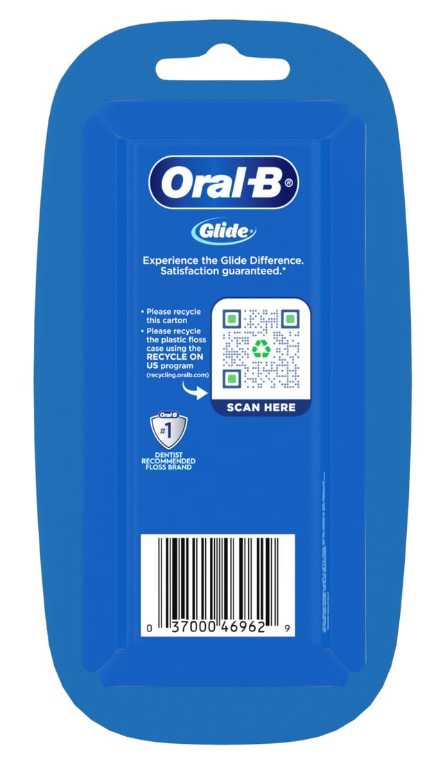 Oral-B Glide Floss Healthy Gums Unflavored 109.3 Yards Value 2-Pack (Pack of 3)