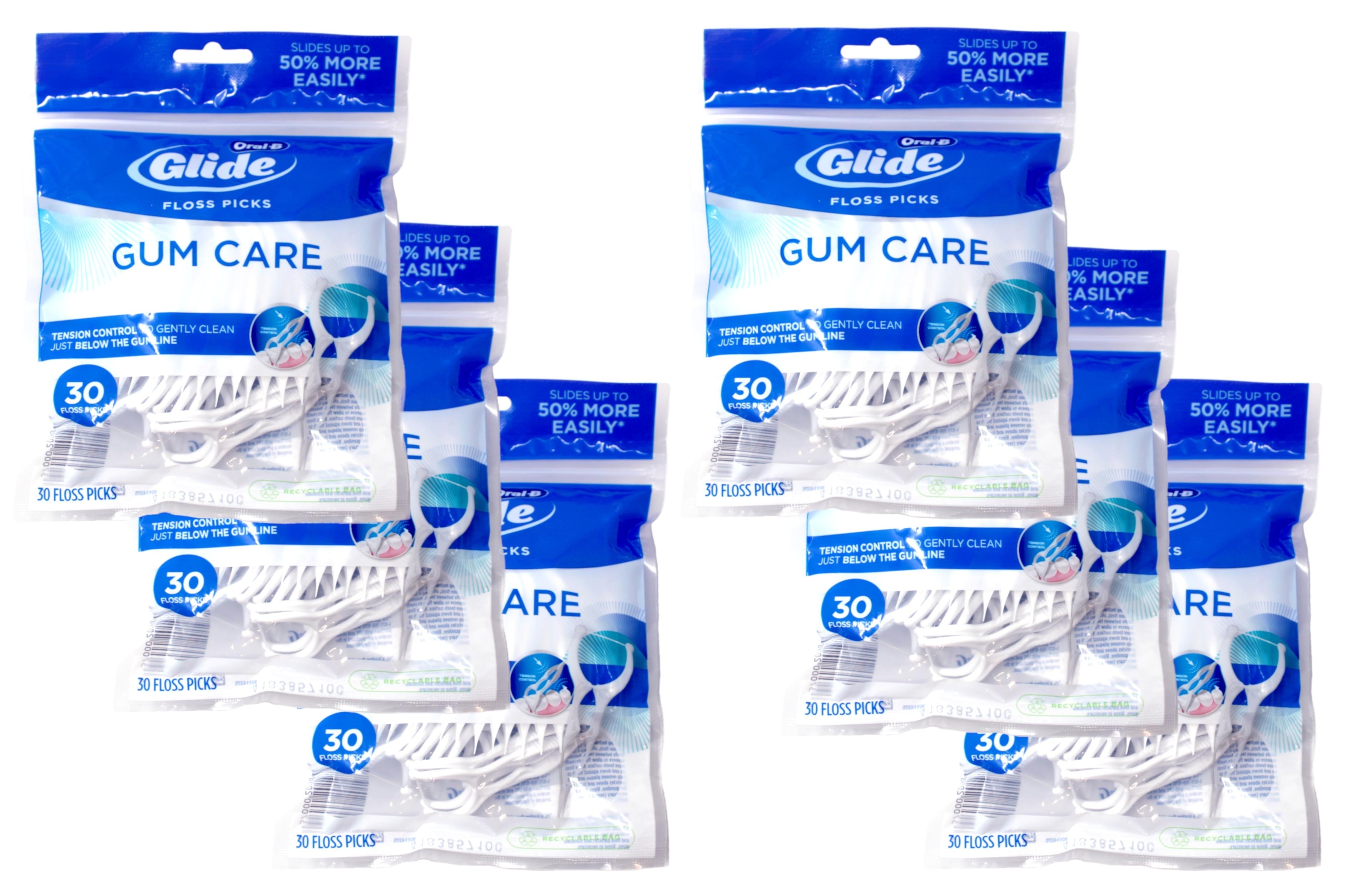 6 Pack - Oral-B Glide Pro-Health Dental Floss Picks, Deep Clean Angle 30 Each