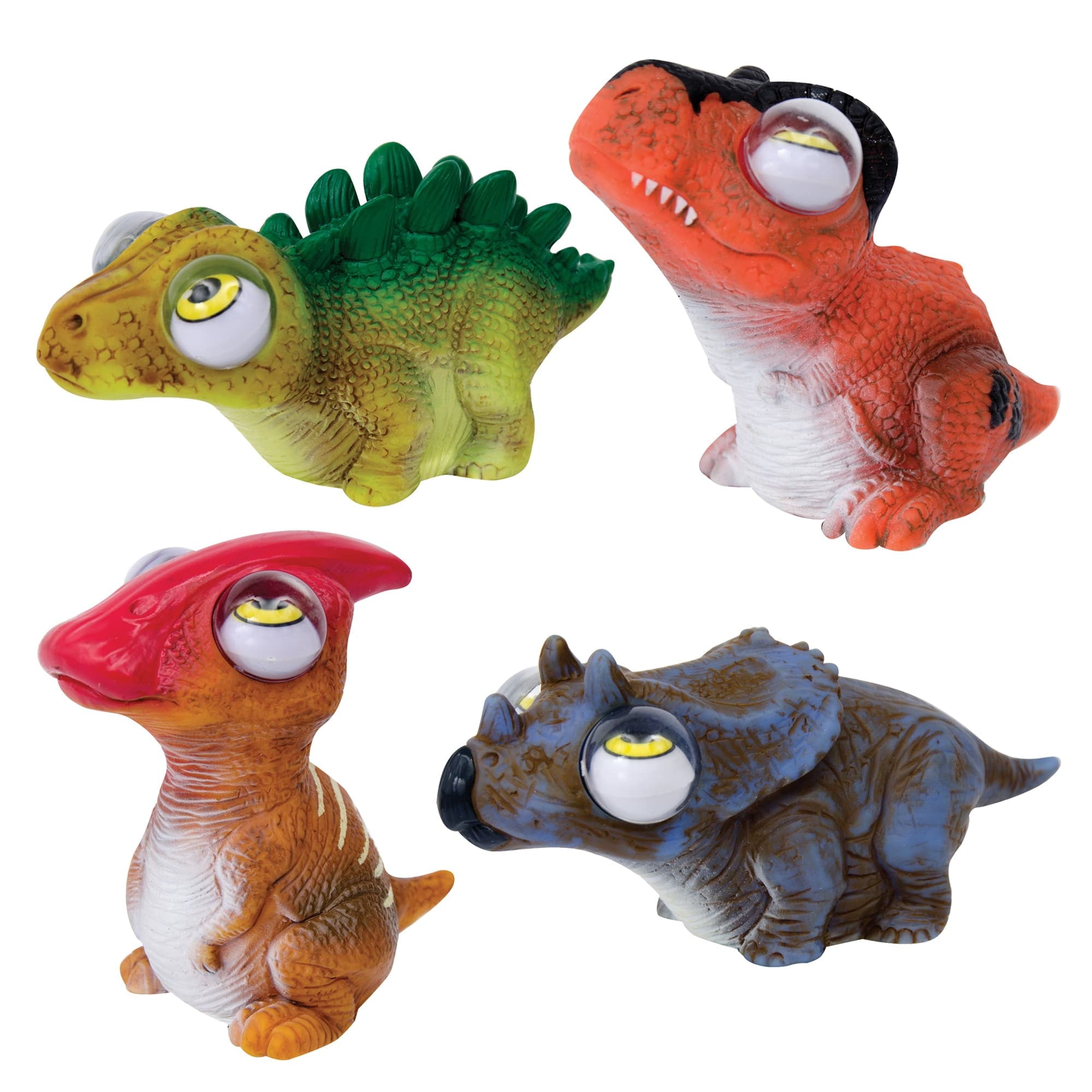 Schylling Mini Eye Pop Dinosaurs (Colors and Styles May Vary -One per Orden)