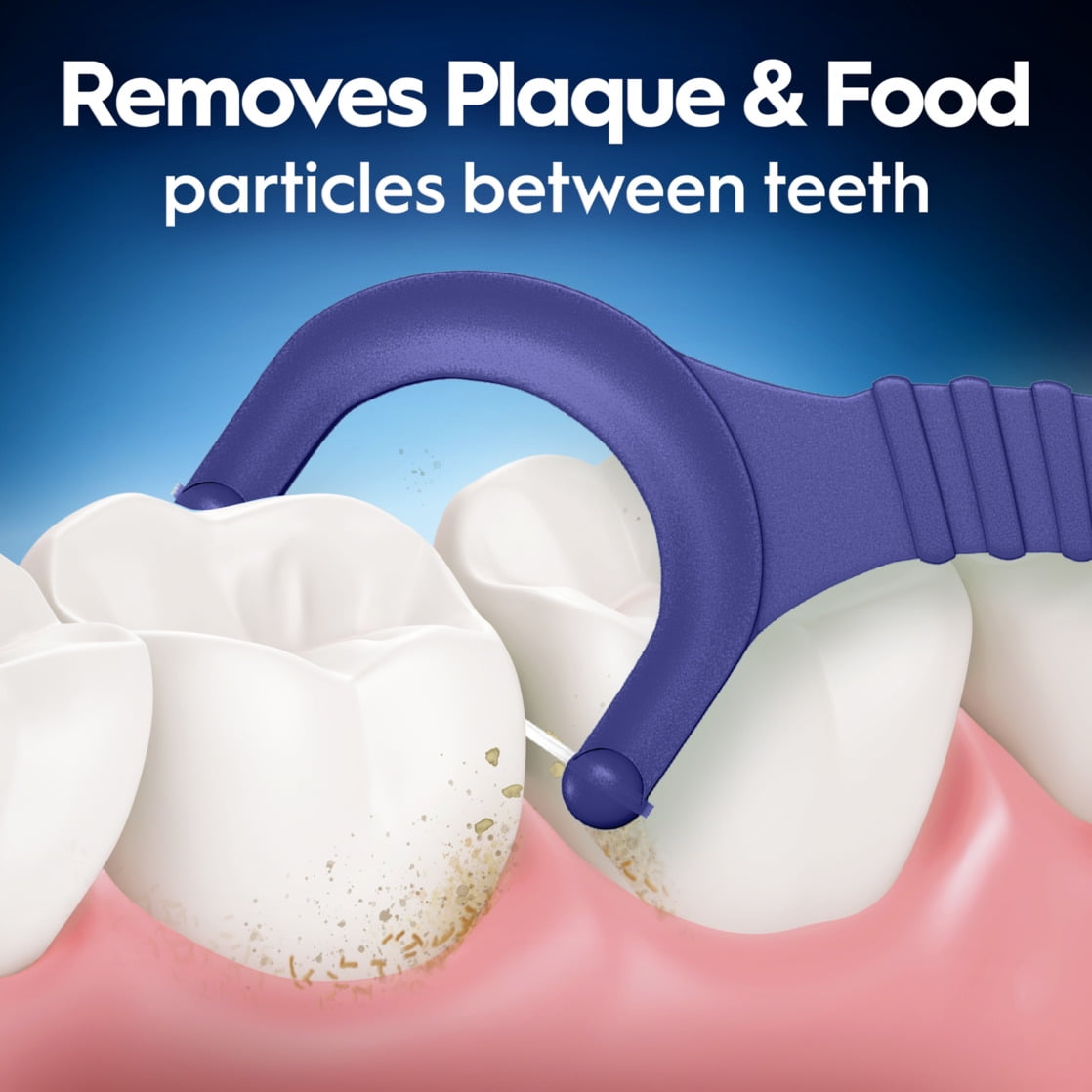 Oral-B Glide Peppermint Dental Floss Picks with Arctic Peppermint Oil Flavor, 225 Picks