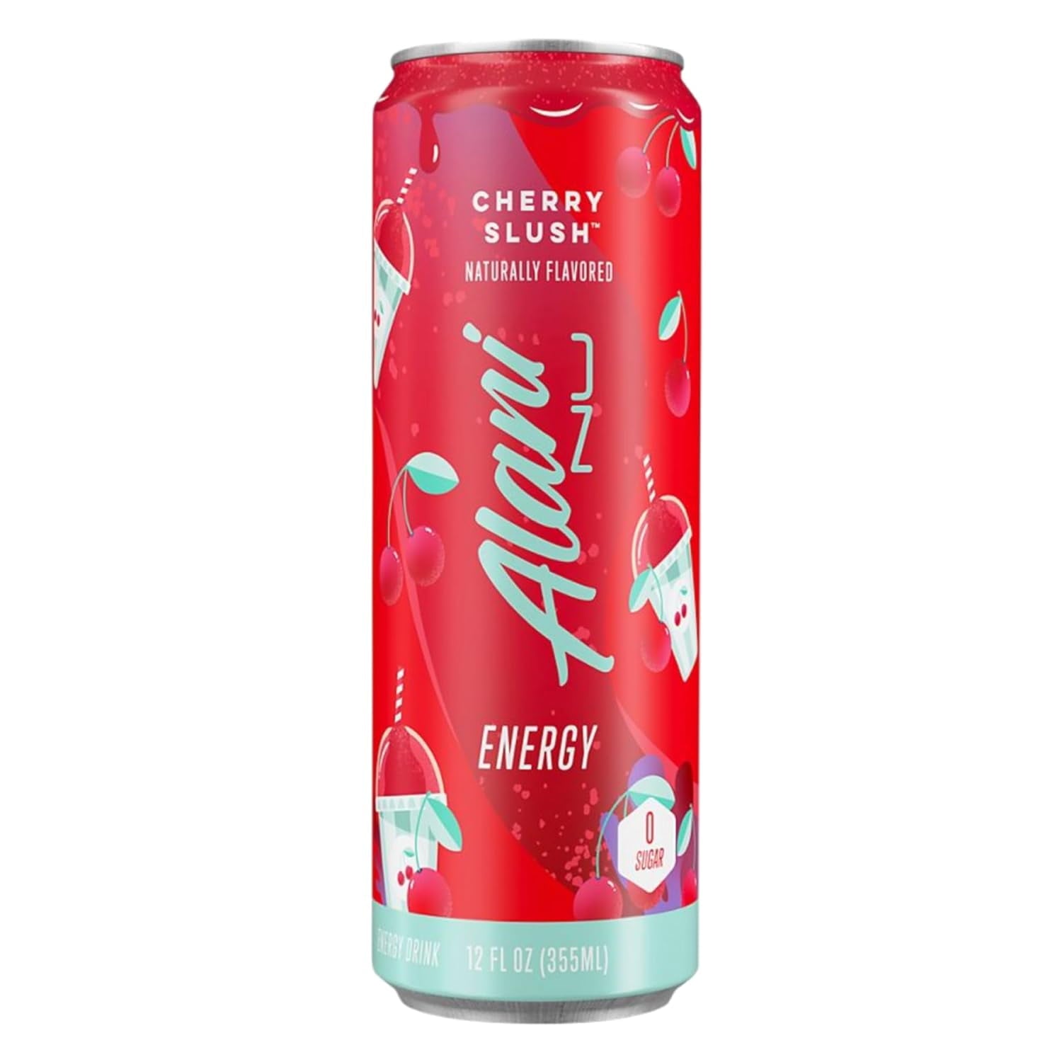 New Alani Energy Drinks Sherbet Swirl, Cherry Slush Flavors Variety Pack, Biotin B Vitamins, Sugar-Free, Low-Calorie, 200mg Caffeine, Energy Boost Drink 12 fl oz (Pack of 6)