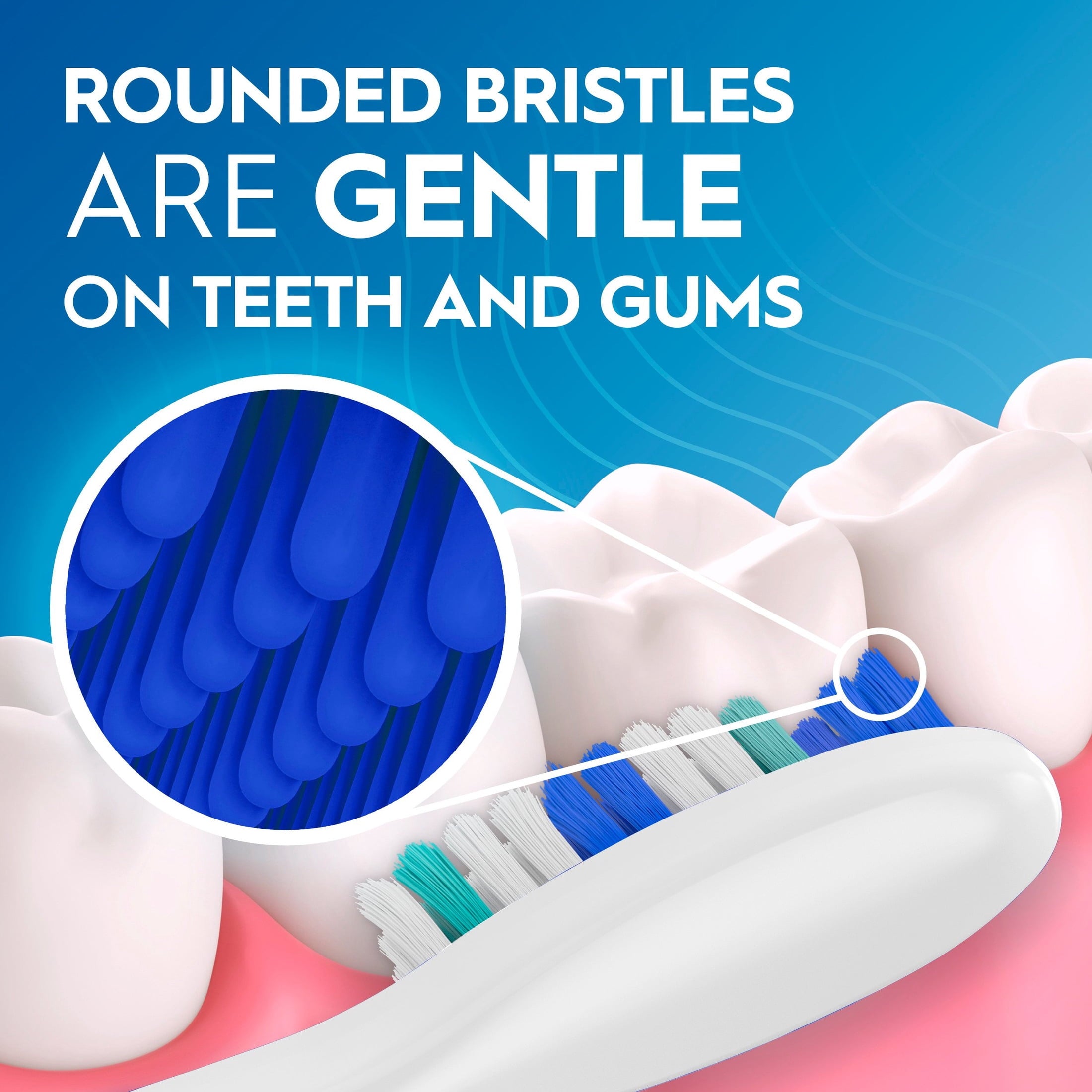 (4 pack) Oral-B Toothbrush Pack, Essential Clean Manual Toothbrushes, Soft Bristles, 6 Count