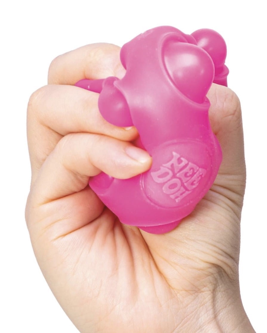NeeDoh The Groovy Glob Happy Snappy Stress Ball Reliever, (1 color chosen at random)