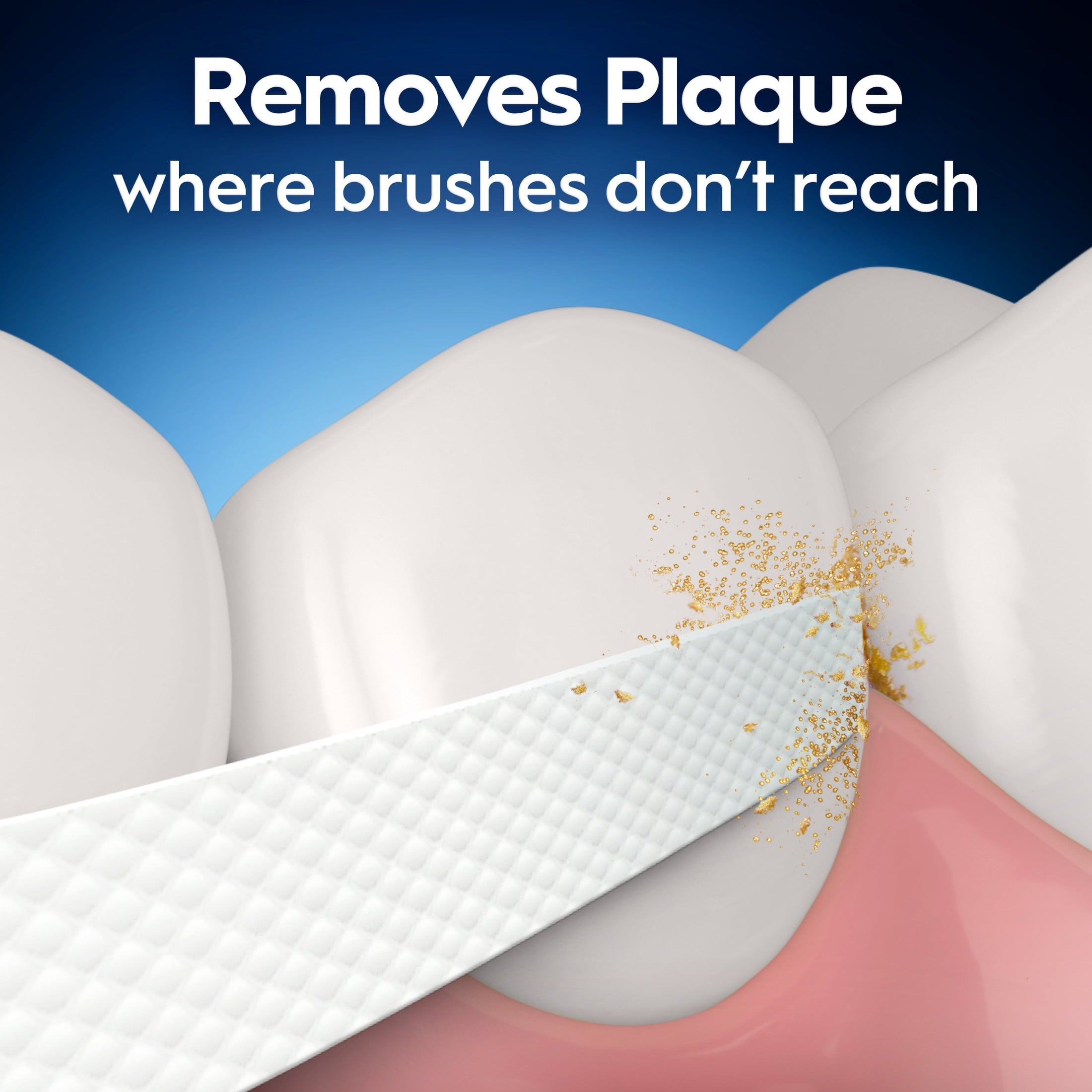 Oral-B Glide Healthy Gums Unflavored Dental Floss, Value 2 Pack (50m Each)