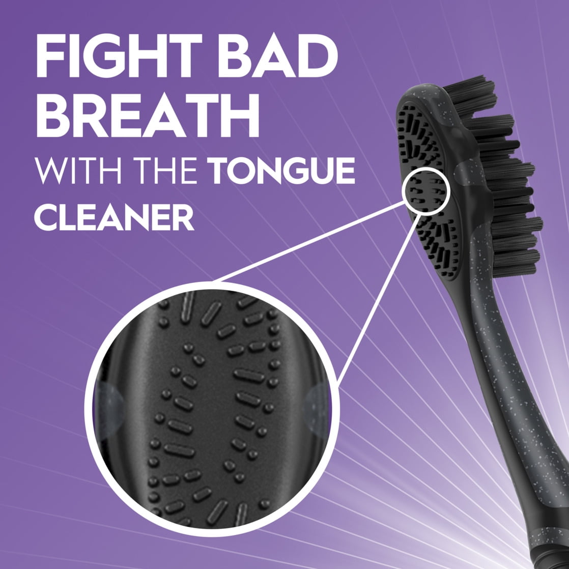 Oral-B Advanced Whitening Charcoal Toothbrushes, Soft, 2 Count