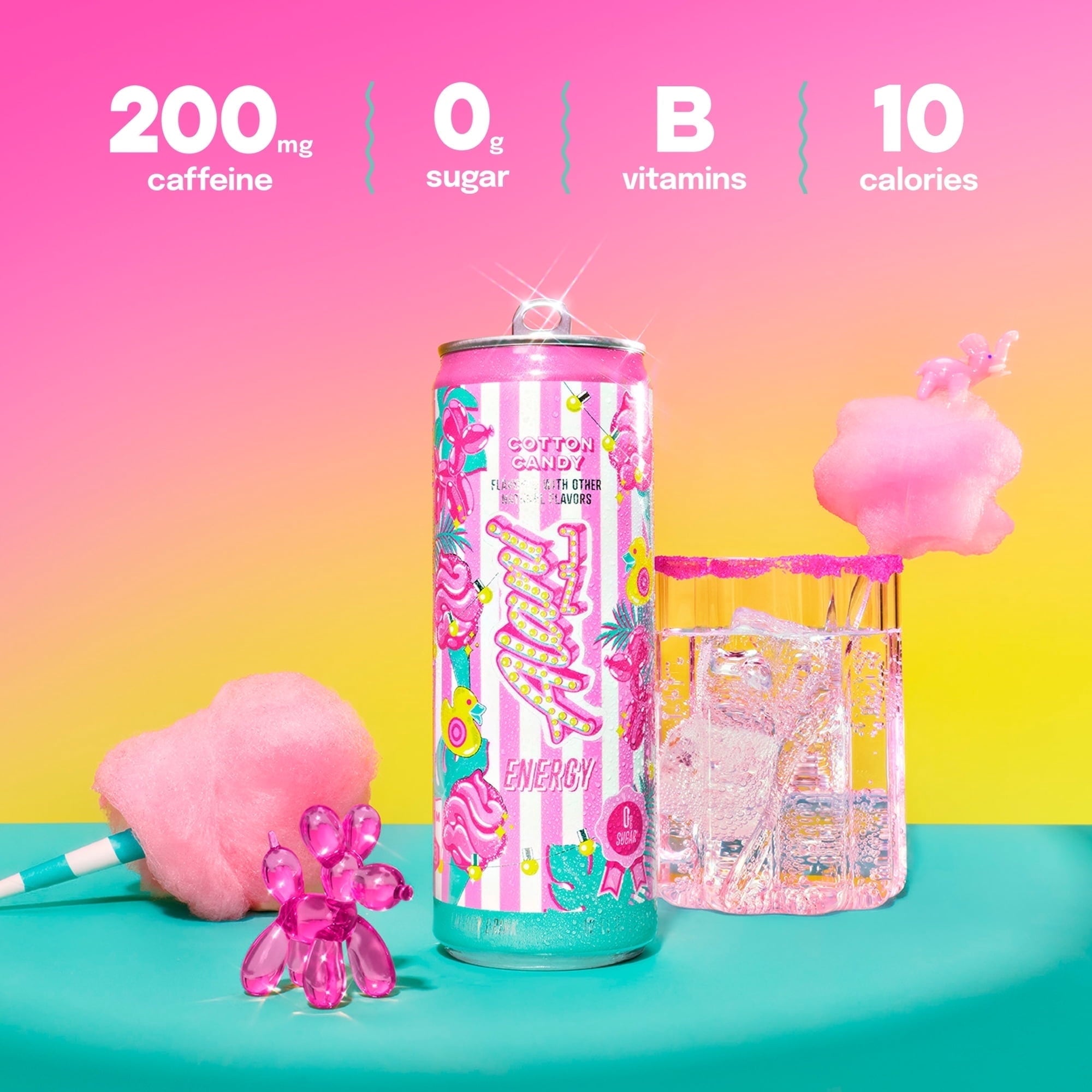 Alani Nu Energy Drink Orange Kiss Sugar Free 200mg Caffeine 2 Pack 12 fl oz Can