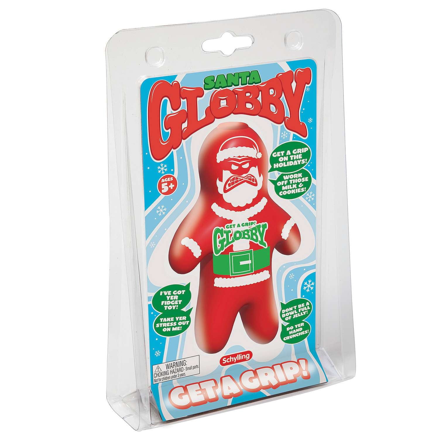 Santa Globby Stress Relief Figure (Get a Grip!)