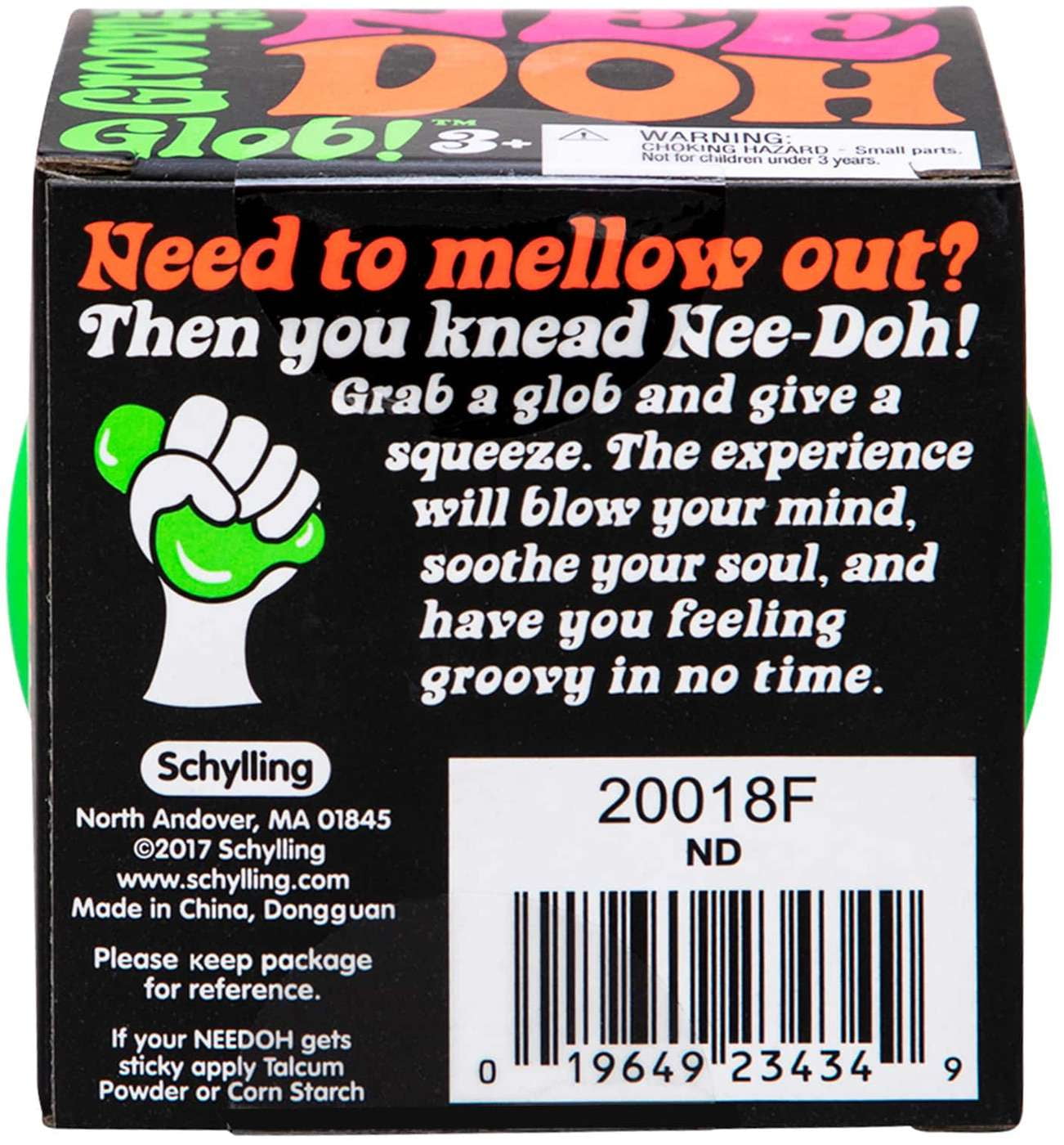 Small Nee Doh Stress Ball (The Groovy Glob, Orange)