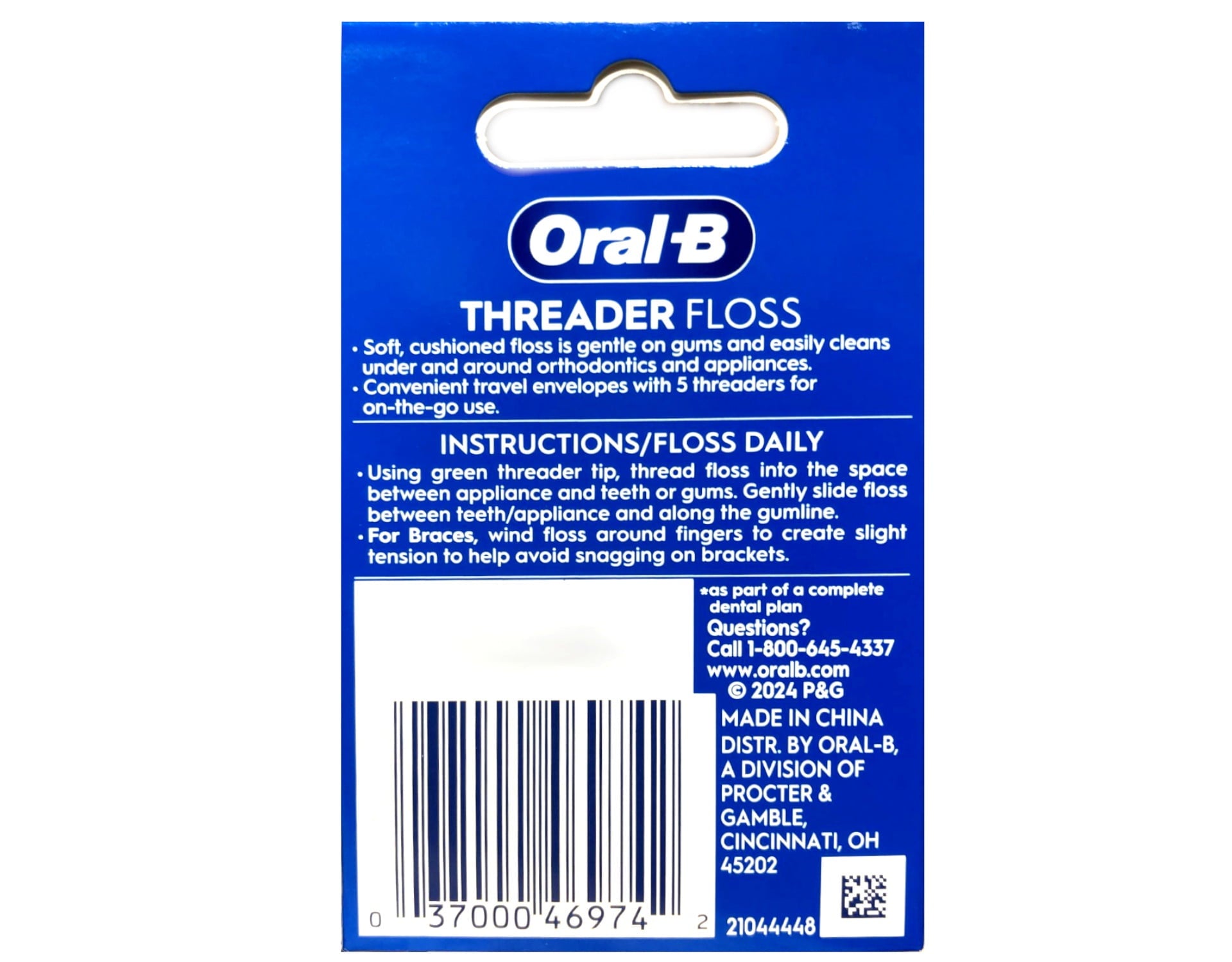 Oral-B Glide Pro-Health Dental Floss Threaders for Braces, 30 Count