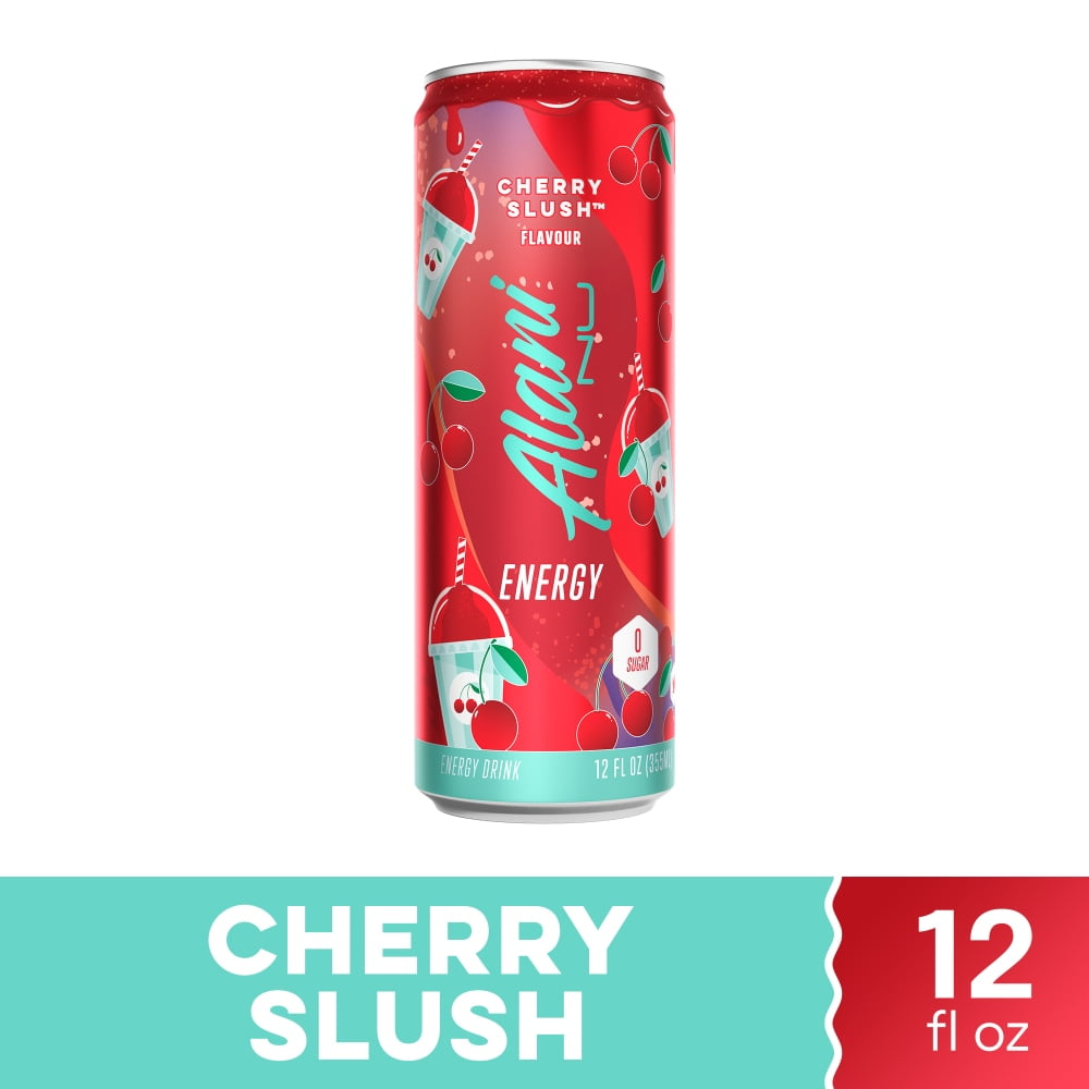 Pack of 2 Alani NU Cherry Slush Energy Drink Can, 12 fl oz (Package May Vary)
