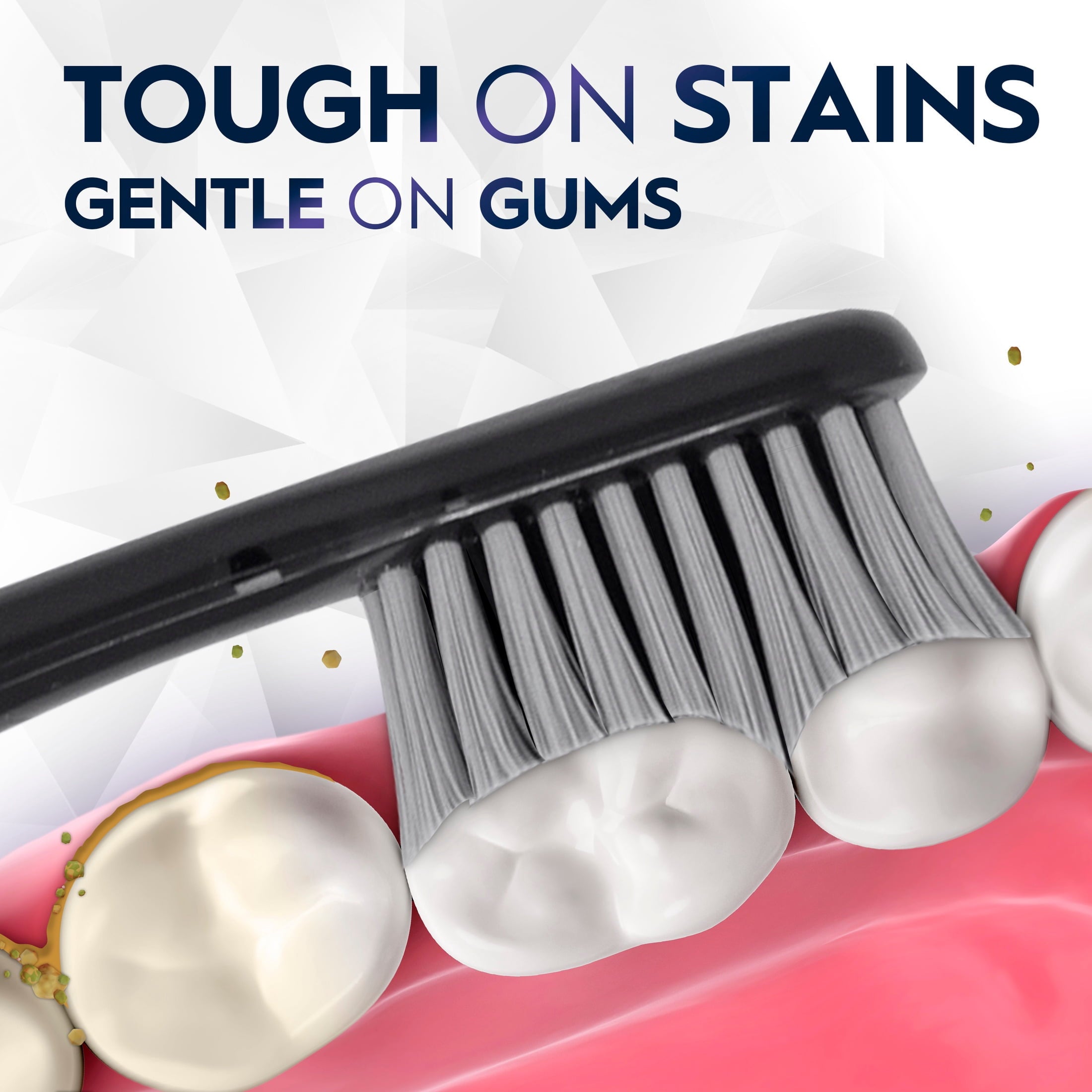 (4 pack) Oral-B Toothbrush Pro Whitening Brilliance, Extra Soft, Black, 1 Count