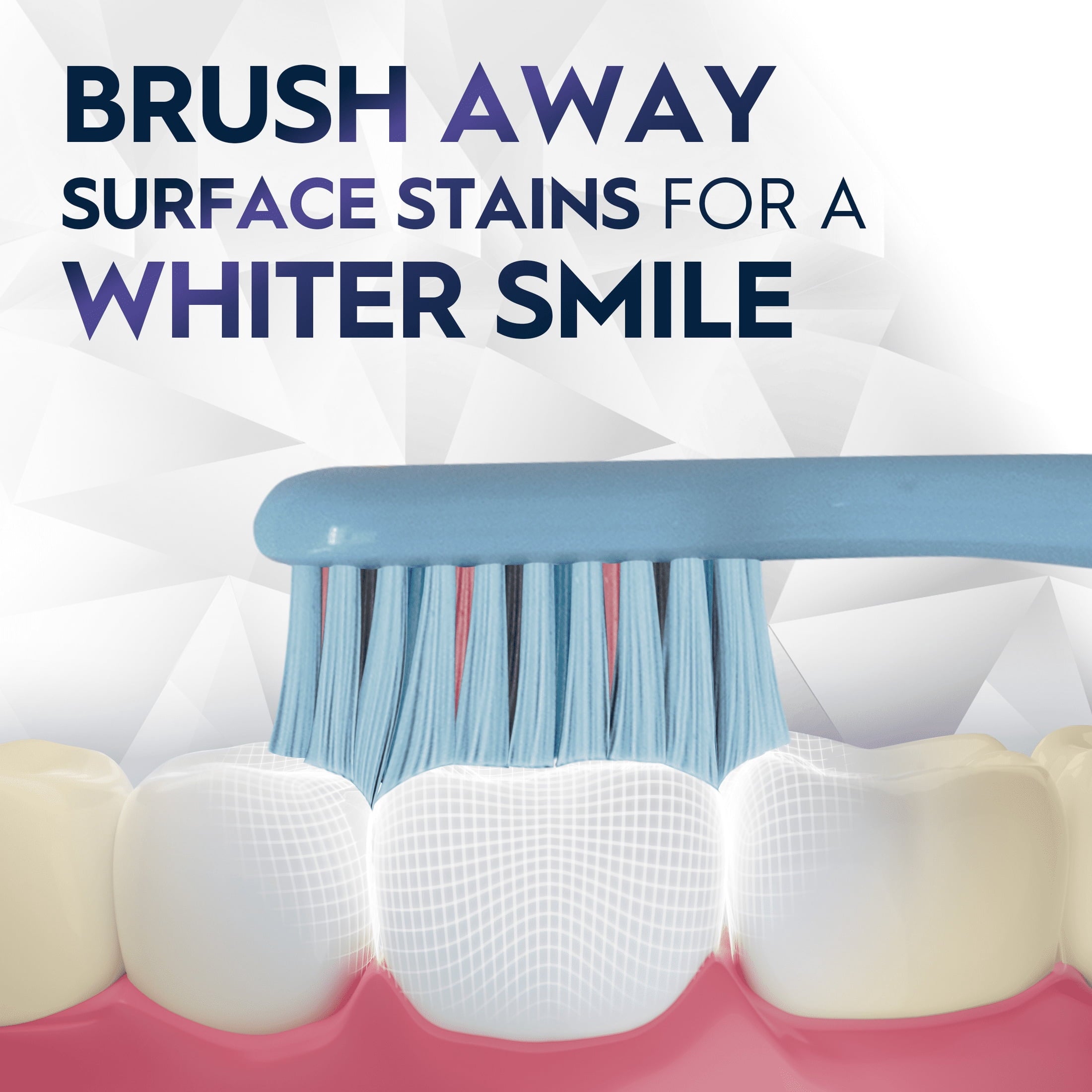 (2 pack) Oral-B Toothbrush Pro Whitening Brilliance, Medium, Sky Blue, 1 Count